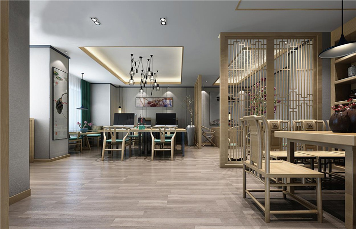 盤點新中式辦公室設計案例，感受一下別樣的風情魅力！