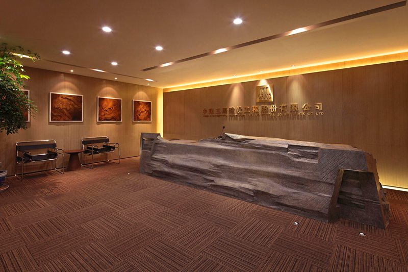 上海辦公室裝修設計——前臺設計