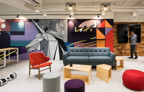 春天來了，這樣的辦公室裝修很適合這個(gè)季節(jié)