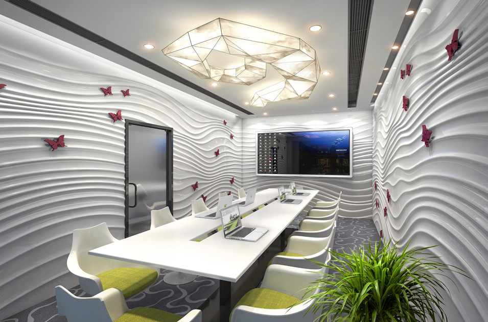 辦公室天花板裝飾的方法有哪些？開敞式辦公室吊燈裝飾如