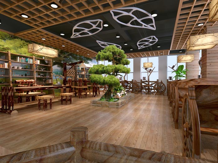 中式辦公室裝修，古樸典雅不過時！